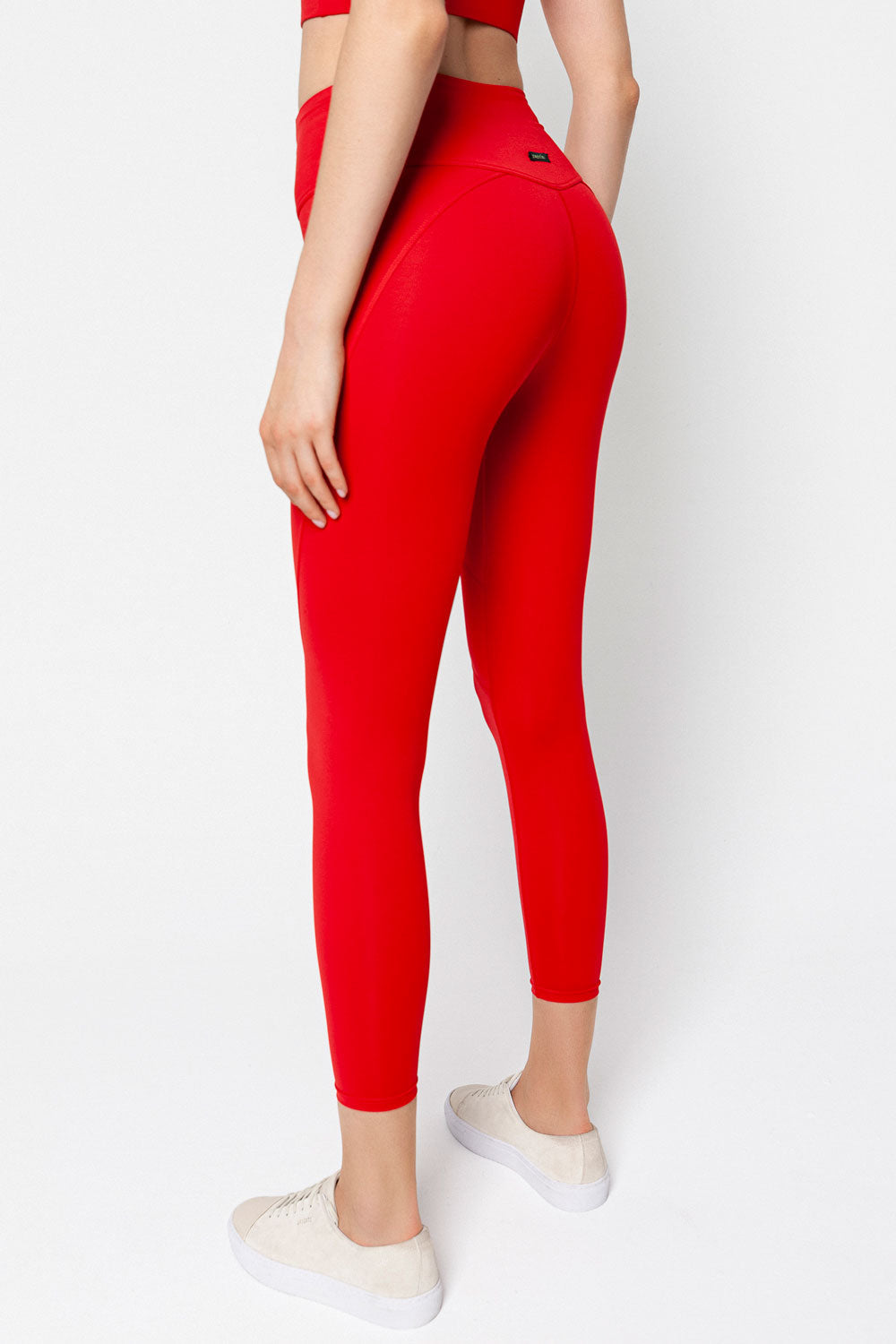Swirl Crop Leggings - #color_hibiscus