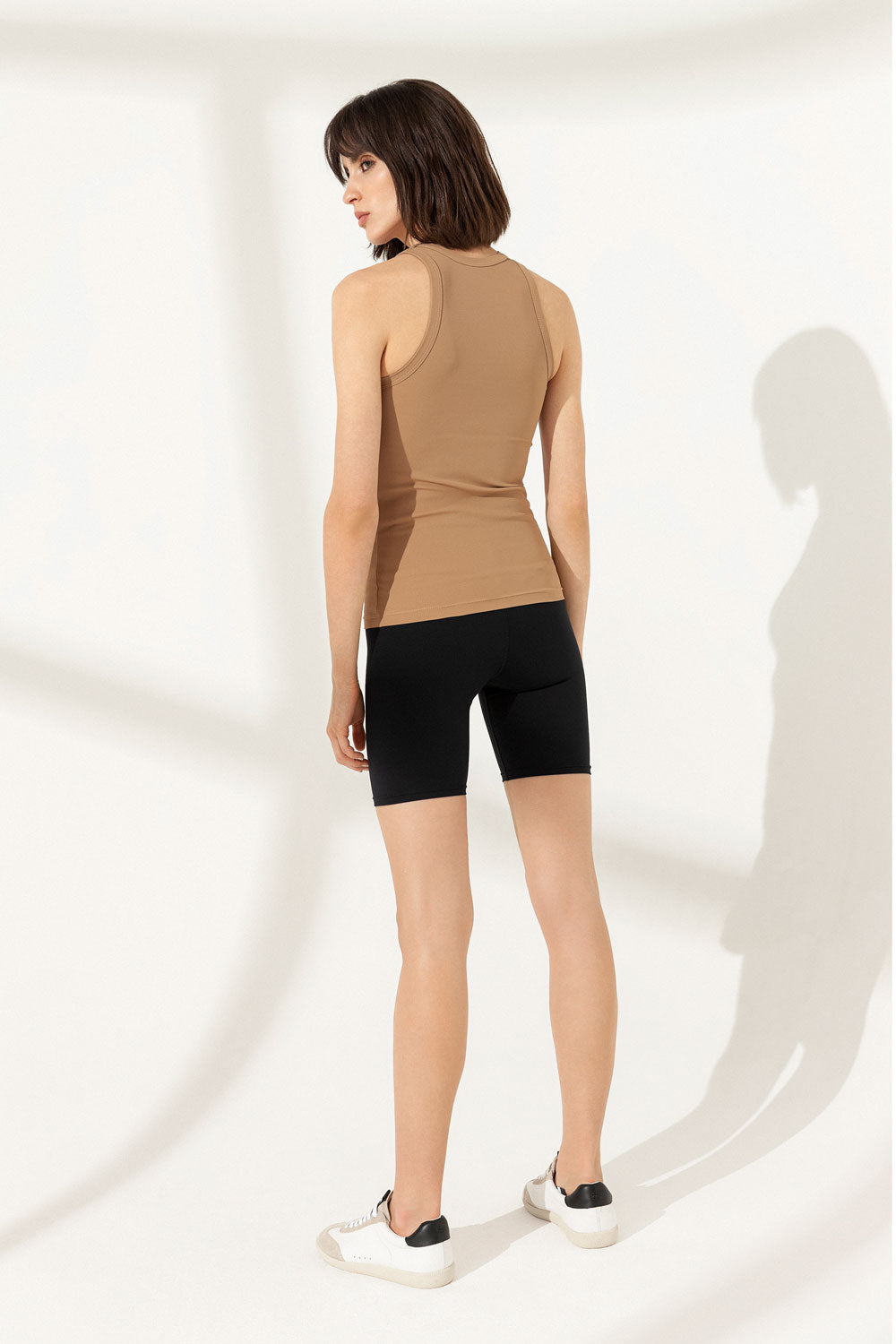 Axel Ribbed Tank Top - #color_camel