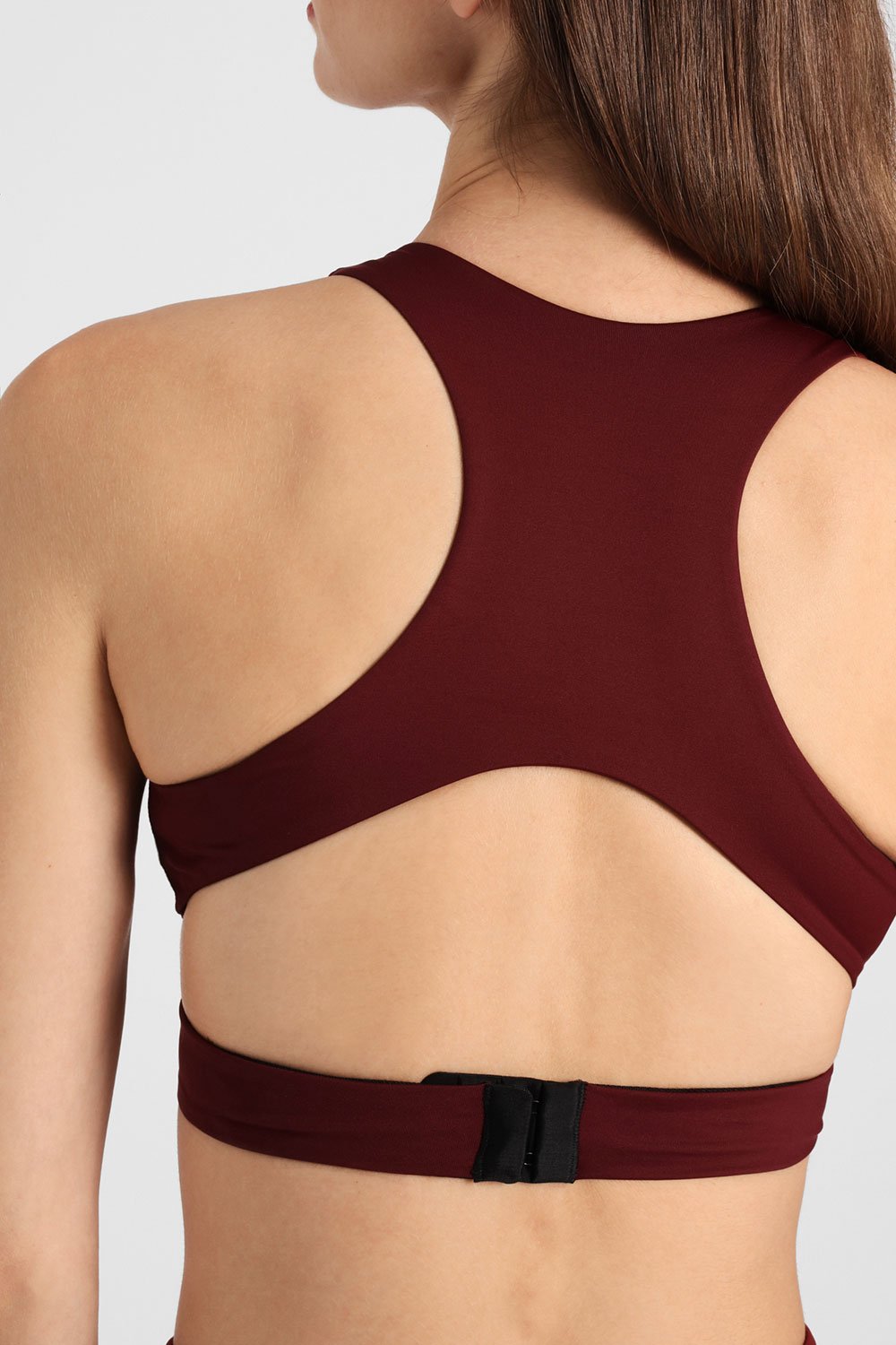 Lily Bra - #color_burgundy