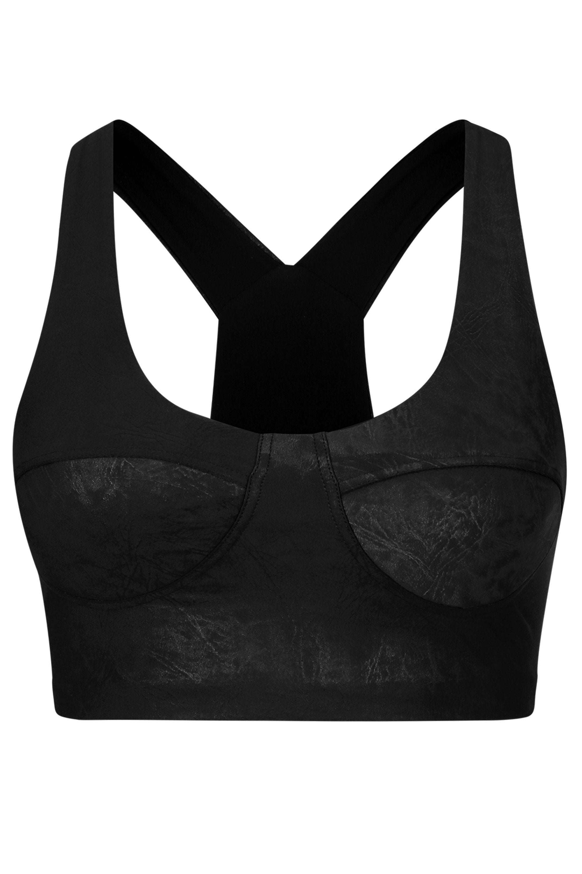 Silhouette Bra - #color_faux-leather