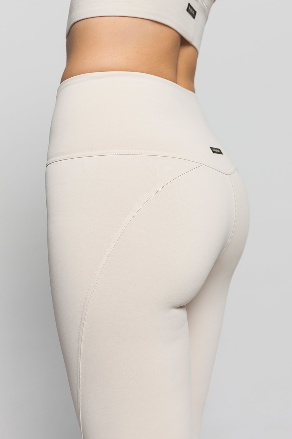 Swirl Crop Leggings - #color_ivory