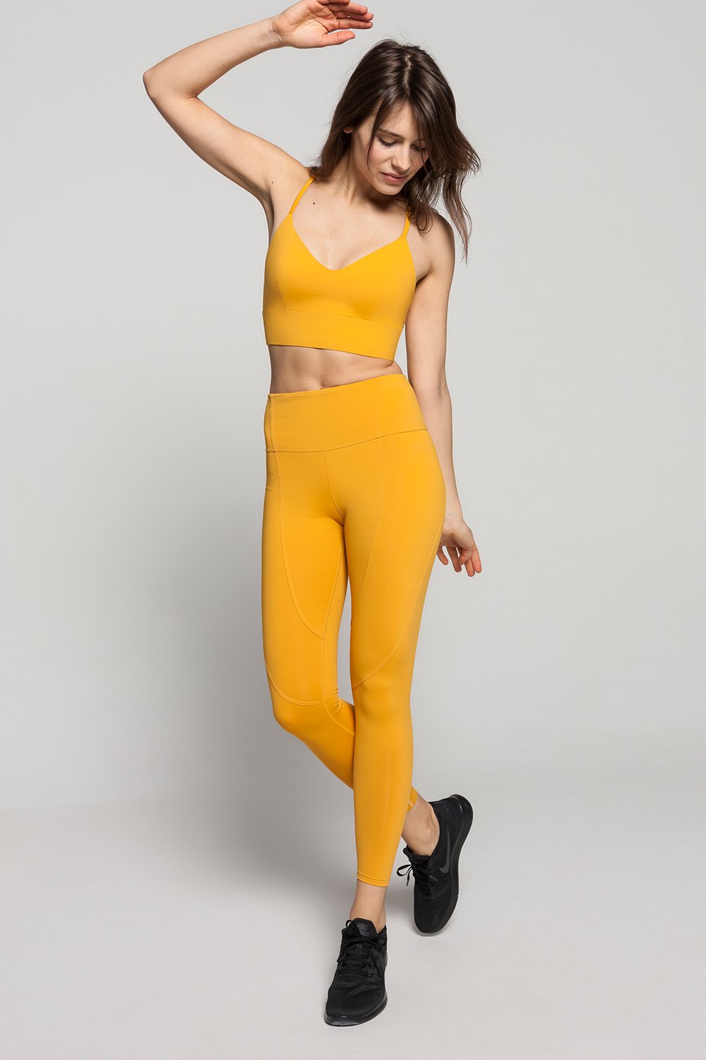 Swirl Crop Leggings - #color_mango