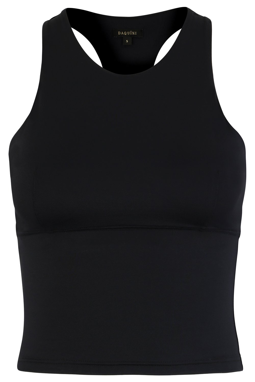 Vanity Tank with built-in Bra - #color_black